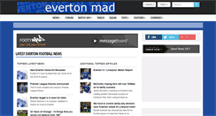 Desktop Screenshot of everton-mad.co.uk