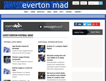 Tablet Screenshot of everton-mad.co.uk